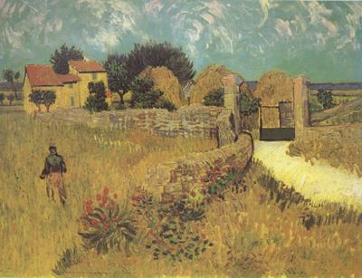 Vincent Van Gogh Farmhous in Provence (nn04) oil painting image